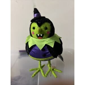 Hyde and EEK Halloween 2024 “Spellma” Featherly Friends Felt Bird Decor NWT
